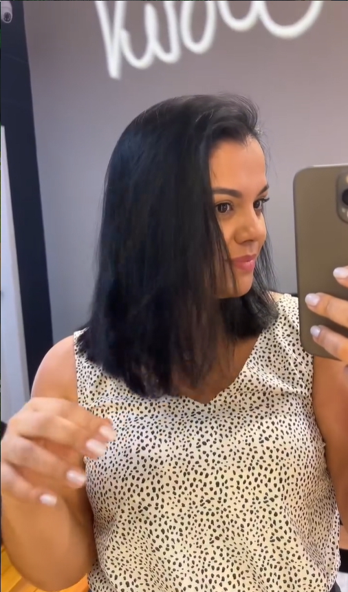 Resultado real de tratamento capilar 3 na Lum Beauty